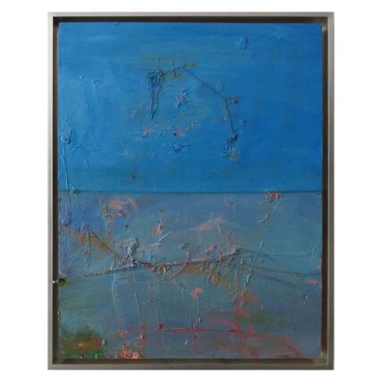 ‘Rosemma’ by Daniel John Gadd Oil and String on Wood Panel, 2013 Frame Size 26 ¼ x 34 ¼ inches.