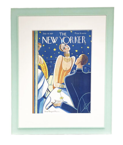 New Yorker July 23rd, 1927 by Stanley W. Reynolds Lithograph Frame Size 24.5 x 30.5 inches.