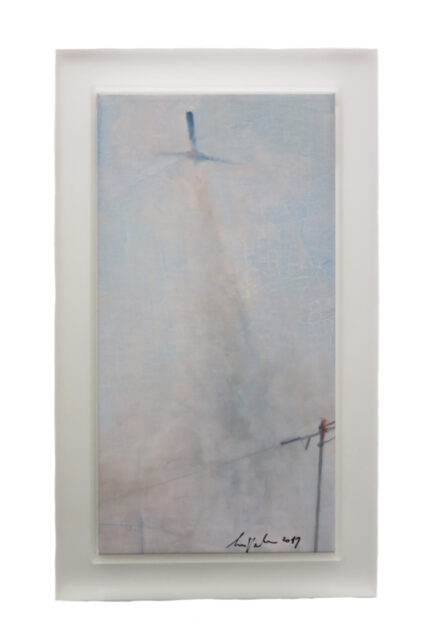 'Untitled' 2017 by Corravale Painting on Canvas. Frame Size 11.75 x 18.75 inches.